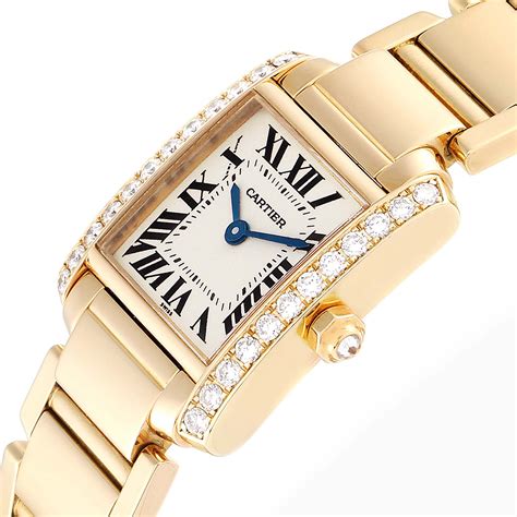 womens gold cartier watch|cartier women's watch with diamonds.